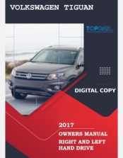 VOLKSWAGEN TIGUAN 2017 OWNERS MANUAL RHD AND LHD